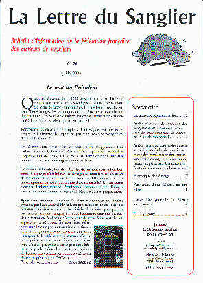 Bulletin N° 54 de Juillet 2008